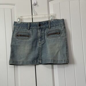 American Eagle Denim‎ Skirt, Size 6, Y2K Skirt, Vintage Denim Skirt 2000s